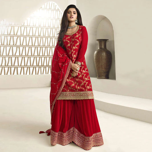 Nargis Kadhwa Banarasi Silk Suit Set