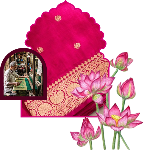 Regional saree composition