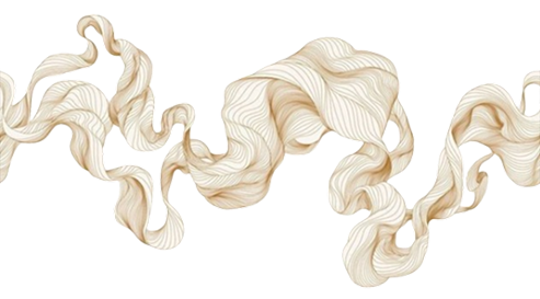 Left decorative ribbon