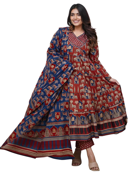 Jaipuriya Hand Block Print Kurti for Women | Jaipur Heritage Collection